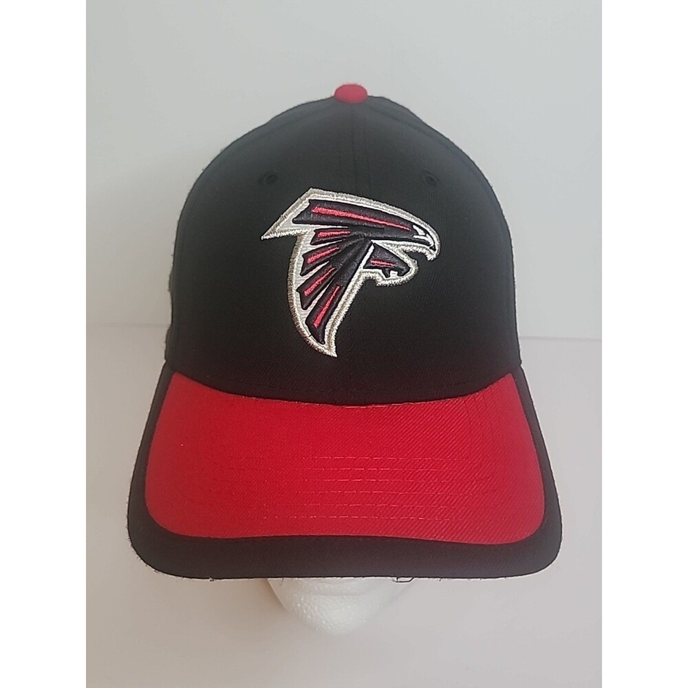 Atlanta Falcons New Era 39thirty Fitted Hat Men's Black Red Small/ Medium